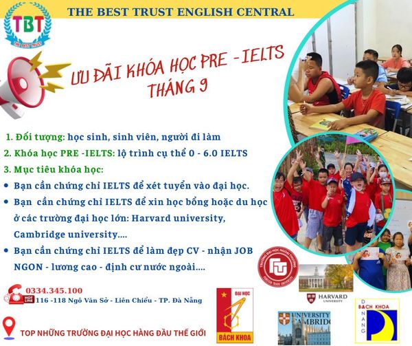 IELTS 6.0+ Từ Cấp 3 – Lợi Thế Dẫn Đầu!