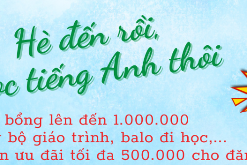 Chỉ 50K/giờ – Bứt phá Tiếng Anh từ 4 tuổi!