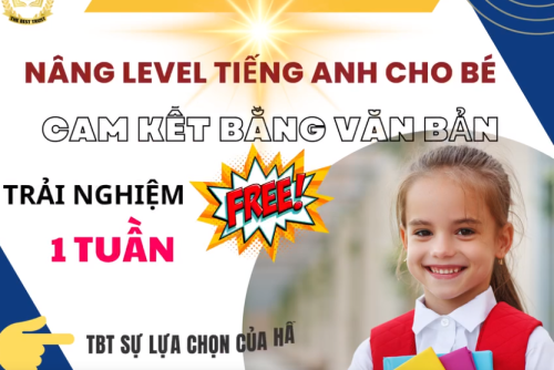 Nâng level Tiếng Anh – Cam kết bằng văn bản!